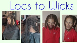 Combining Locs into Wicks Timelapse [upl. by Aneerb]