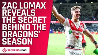 Zac Lomax reveals the secret behind the Dragons season  NRL 2021 [upl. by Noemad]