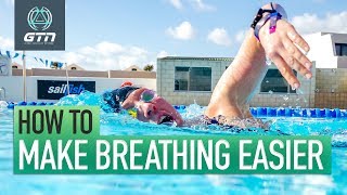 How To Make Swim Breathing Easier  Freestyle Swimming Technique Tips [upl. by Mehs]