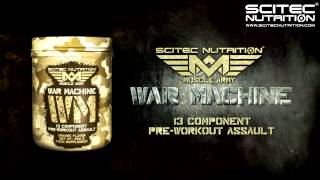 Scitec Nutrition  MUSCLE ARMY  War Machine [upl. by Reade902]