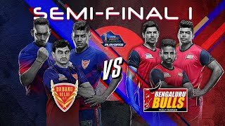 Pro Kabaddi 2019 SemiFinal Highlights  Dabang Delhi vs Bengaluru Bulls [upl. by Ayatahs]