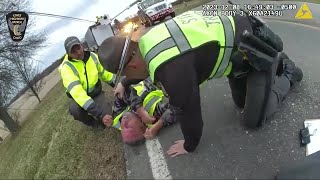 Body camera video of state troopers saving man from cardiac arrest [upl. by Francyne]