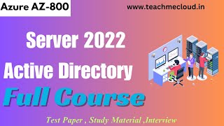 Buy Full Course Windows Server 2022  Active Directory Service  Mobile Application [upl. by Eidnar]