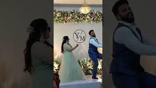 Wedding reception dance performance cousinswedding malayalam receptiondance trendingreels [upl. by Saxela665]