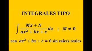 Integrales racionales tipo logaritmo neperiano más arcotangente [upl. by Annissa]