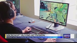 Microsoft buys game publisher Activision Blizzard for 687 billion [upl. by Kiele]