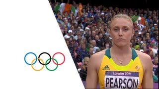 Sally Pearson AUS Sets Olympic Record  100m Hurdles Gold  London 2012 Olympics [upl. by Siderf]