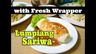 Lumpiang Sariwa with Homemade Wrapper [upl. by Felise]