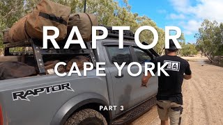 RANGER RAPTOR  CAPE YORK  P33 CONNIES BEACH [upl. by Ennylyak]