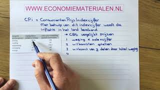 CPI en inflatie berekenen economiematerialen [upl. by Nois288]