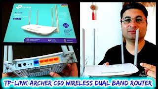 TPLink Archer C50 Wireless Dual Band Router review [upl. by Atilegna597]