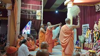 Chamar Sewa of Ma Jagaddhaatri  Jairamabati by Most Revered President Maharaj Swami Gautamananda ji [upl. by Yusem]