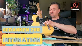 EGitarre selbst optimal einstellen  Gedanken zur Intonation [upl. by Oedama]