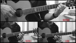 The Bards Song  Blind Guardian Acoustic CoverLesson With TABsScores [upl. by Bogart]