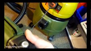 Proxxon CWMatic Werkstatt Test Staubsauger vacuum cleaner [upl. by Shirk414]