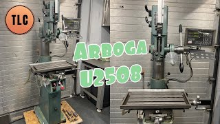 Arboga U2508 DrillMill DRO Milling Machine Drill Press Fräsmaschine Fräsmaskin [upl. by Enyalahs]