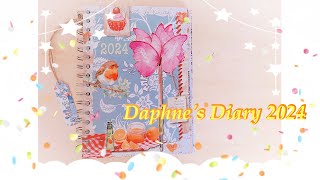 【紙物好き】Daphnes Diary 2024 [upl. by Ribble]