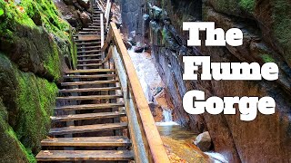 The Flume Gorge Full Hike  Franconia Notch New Hampshire  White Mountains trip part 5 [upl. by Axela]