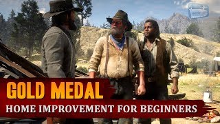 Red Dead Redemption 2  Mission 98  Home Improvement for Beginners Gold Medal [upl. by Attenej]