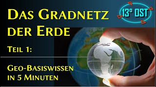 Das Gradnetz der Erde  Teil 1 Basiswissen [upl. by Bowlds383]