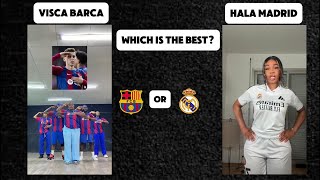 HALA MADRID Vs VISCA BARÇA shorts dance music halamadrid viscabarça laliga [upl. by Amero]