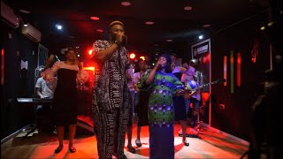 Irresistible powerful ministration by Apekeola ft Sblive in studio praise party [upl. by Roberto]