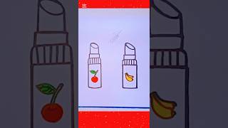 Lipstick Drawing for kids lipstick shortfeed shortvideo shorts [upl. by Tichon86]