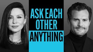 Jamie Dornan and Caitriona Balfe Ask Each Other Anything [upl. by Aynodal]