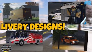 Insane LIVERY DESIGNS for Emergency Response Liberty County Roblox 12 [upl. by Lynad41]