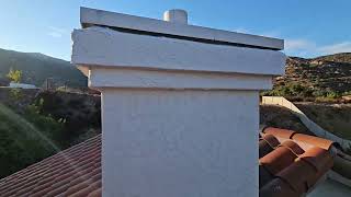 Chimney crown repair summary 2x fast [upl. by Cliff812]