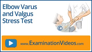 Elbow Varus and Valgus Stress Tests [upl. by Amisoc320]