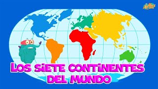 Los Siete Continentes Del Mundo  Conocimientos Generales  Ciencia Para Niños  Vídeos Educativos [upl. by Ylicic133]