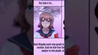 El Task de Amai Odayaka 🧁 yanderesimulator vtuber limoncito yandere amaiodayaka [upl. by Lad]