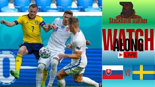 Slovakia vs Sweden  UEFA Nations League  Live Watch Along [upl. by Moriyama]