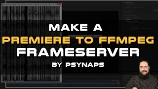 Render from Premiere to FFMPEG using a Frameserver [upl. by Talbert]