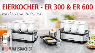 ROMMELSBACHER Eierkocher 🥚 Schickes Design  perfekte Ergebnisse 🍳 ER 300 amp ER 600 [upl. by Lyall]