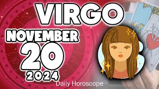 𝐕𝐢𝐫𝐠𝐨 ♍ 🔴 AN IMPORTANT CALL😨 📞 Horoscope for today NOVEMBER 20 2024 🔮 horoscope new tarot zodiac [upl. by Htrap683]