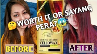 ₱50 LANG MERRY SUN SHINING COLORED CELLOWAX REVIEW AND DEMO [upl. by Afihtan363]