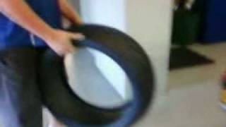 Suzuki Boulevard M109R 2604018 rear tyre [upl. by Johan555]