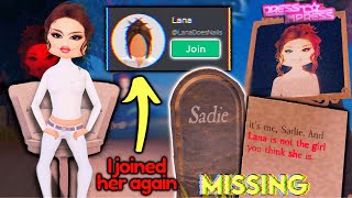 I Joined Lana AGAIN amp it was CREEPY Where Are The MISSING Players  ROBLOX Dress To Impress [upl. by Ocnarfnaig]