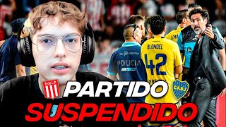 PARTIDO SUSPENDIDO ESTUDIANTES 0 BOCA 0 FUERZA ALTAMIRANO [upl. by Marela]