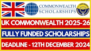 How to Apply for Commonwealth Shared Scholarship 202526  Fully Funded Master’s in UK Full Process [upl. by Nytsirhc70]