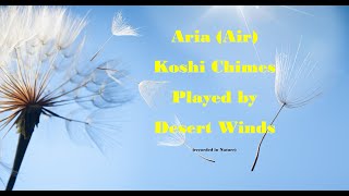 Aria Air Koshi Chimes Nature Healing Sounds Meditation Relaxation Sound Bath Wind ASMR HD 432 Hz [upl. by Adniles]