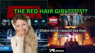 Reacting to KPOP girl groups for THE FIRST TIME Blackpink Aespa Le Sserafim Kep1er GIDLE [upl. by Larok]