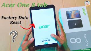 How to Factory Reset Acer One 8 Tablet  StepbyStep Guide Acer One Tablet कैसे reset करें। [upl. by Nats]