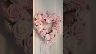 Heart Wreath diy diydecors homedecor homeideas homeimprovement diycraftideas crafts wreaths [upl. by Ennaillij157]