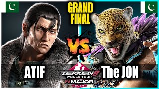 ATIF DRAGUNOV vs The JON KING  GRAND FINAL  Tekken 8 FV Major 2024  TWT 2024 [upl. by Neeloj]