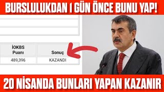 2024 Bursluluk Sınavına Son 1 Gün Kala Bunları Yapmalısın 21 Nisanda İOKBS için ne yapmalısın [upl. by Ramonda]