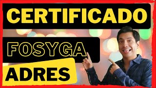 😁 Descargar CERTIFICADO FOSYGA ADRES GRATIS Bien Explicado 📜📗🤓🥇😍 [upl. by Ennywg]