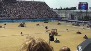 Laura Bechtolsheimer  Mistral Hojris LIVE STADIUM Dressage Bronze London 2012 Olympicsmp4 [upl. by Bast]